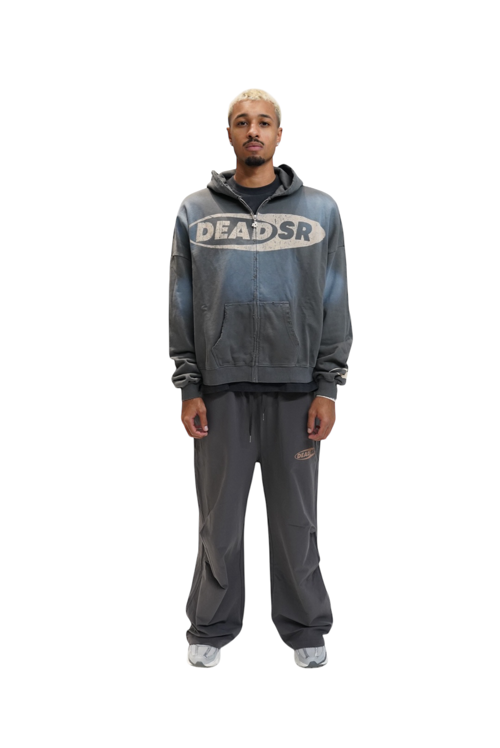 Dead SR Nylon Track Pants - Charcoal