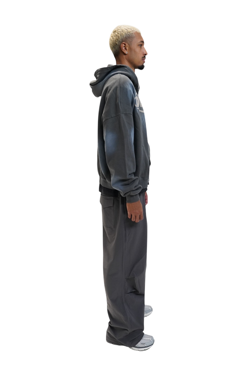 Dead SR Nylon Track Pants - Charcoal