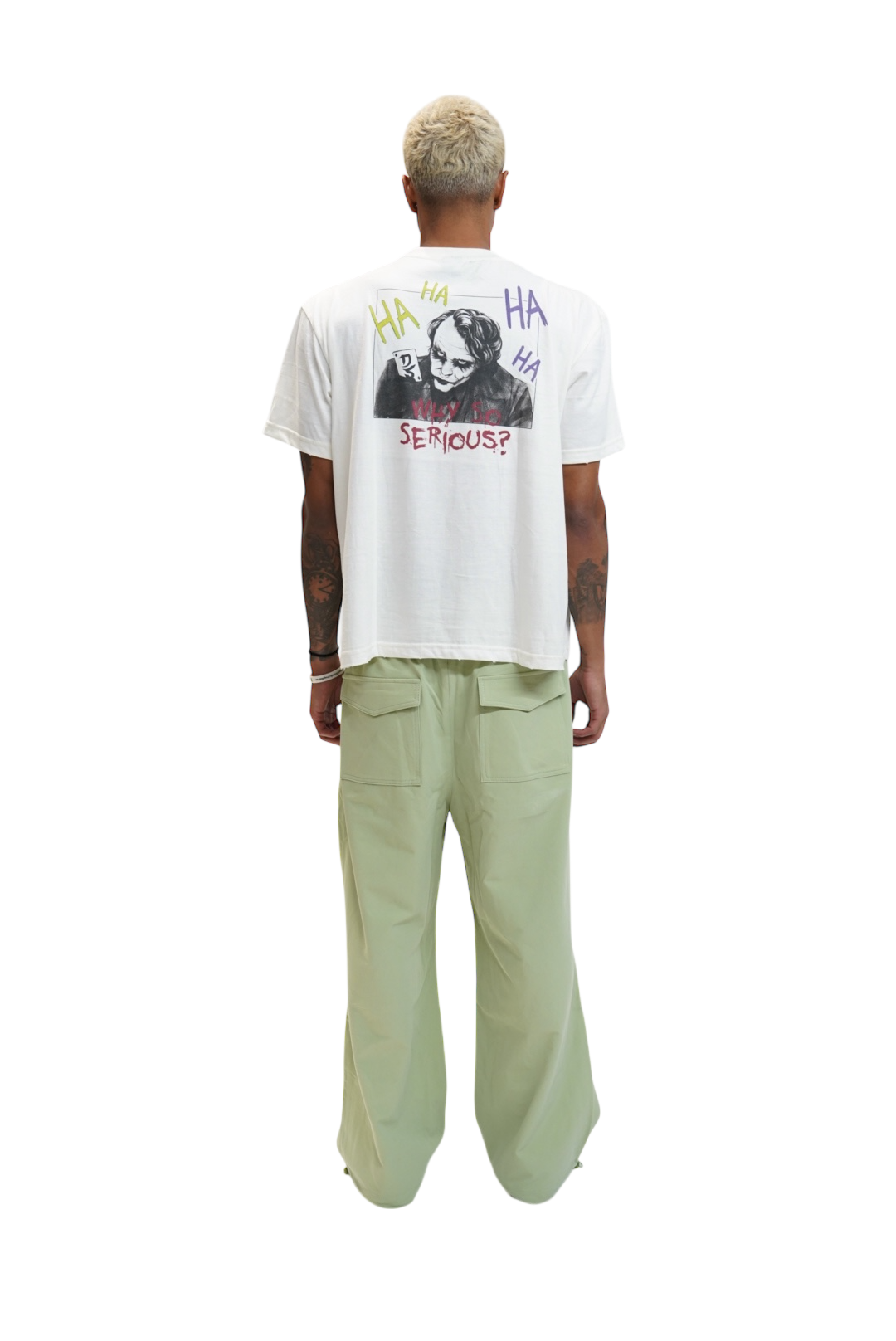 Dead SR Nylon Track Pants - Sea Foam Green