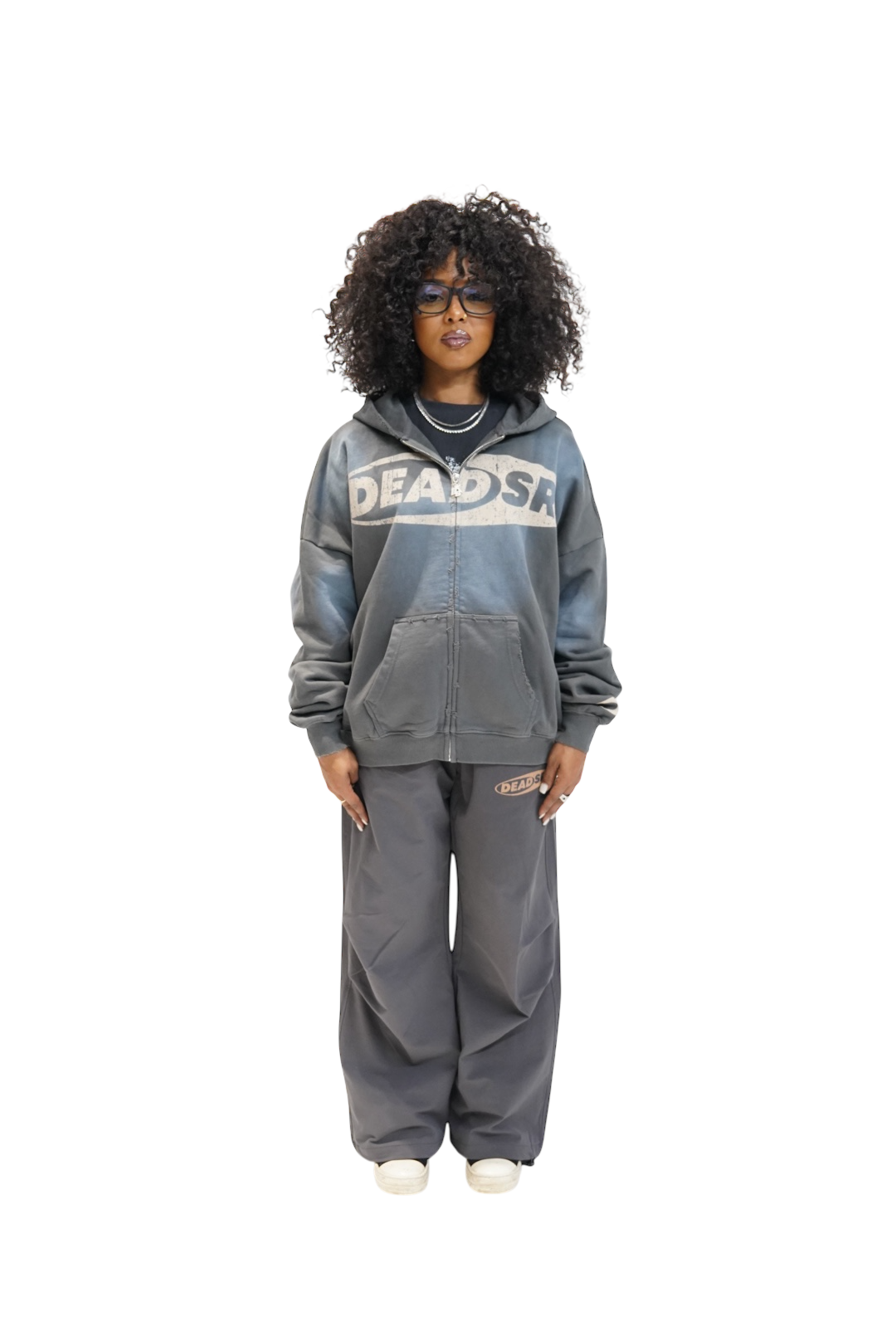 Dead SR Zip Up - Charcoal