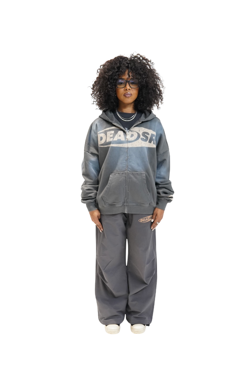 Dead SR Zip Up - Charcoal