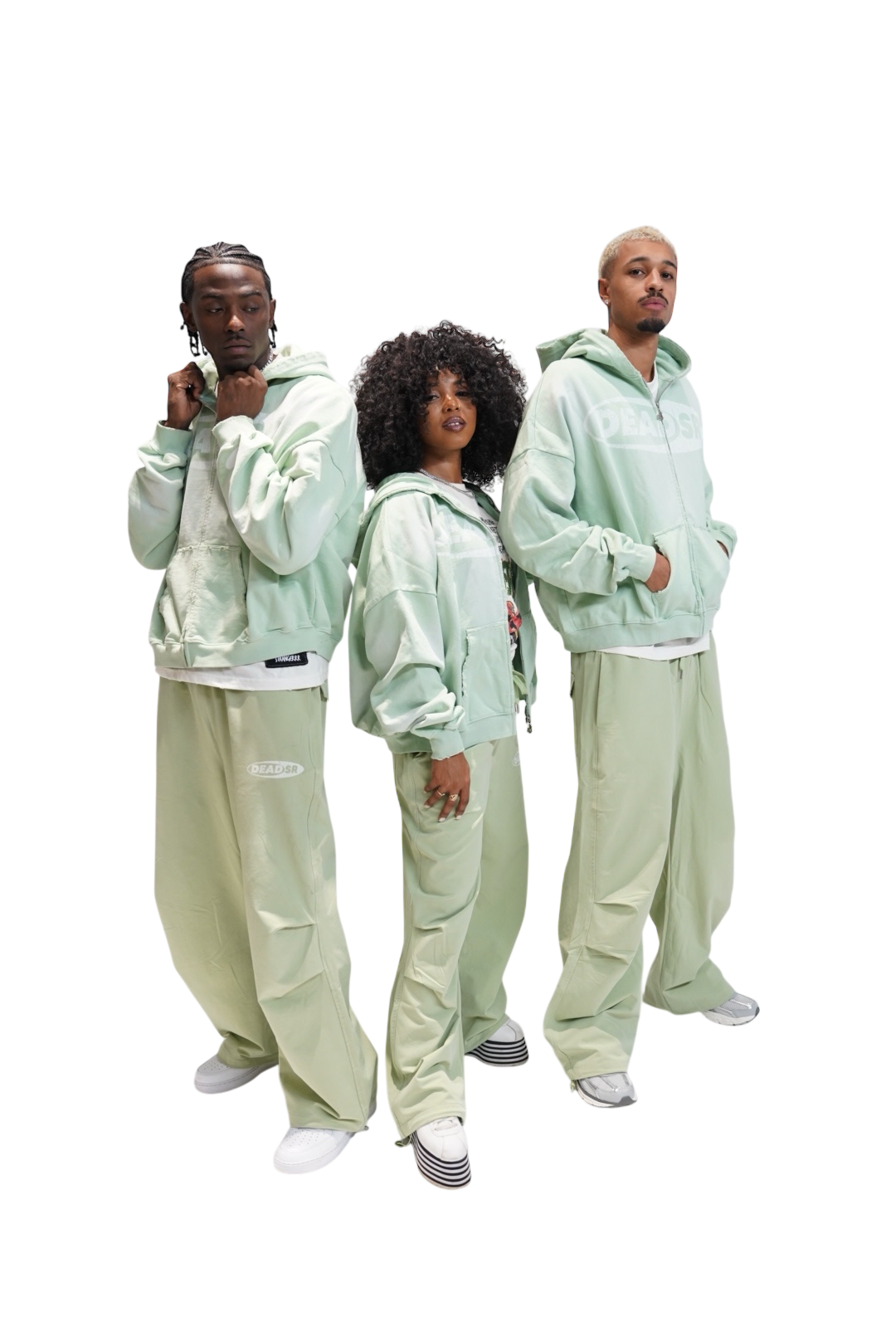 Dead SR Zip Up - Sea Foam Green