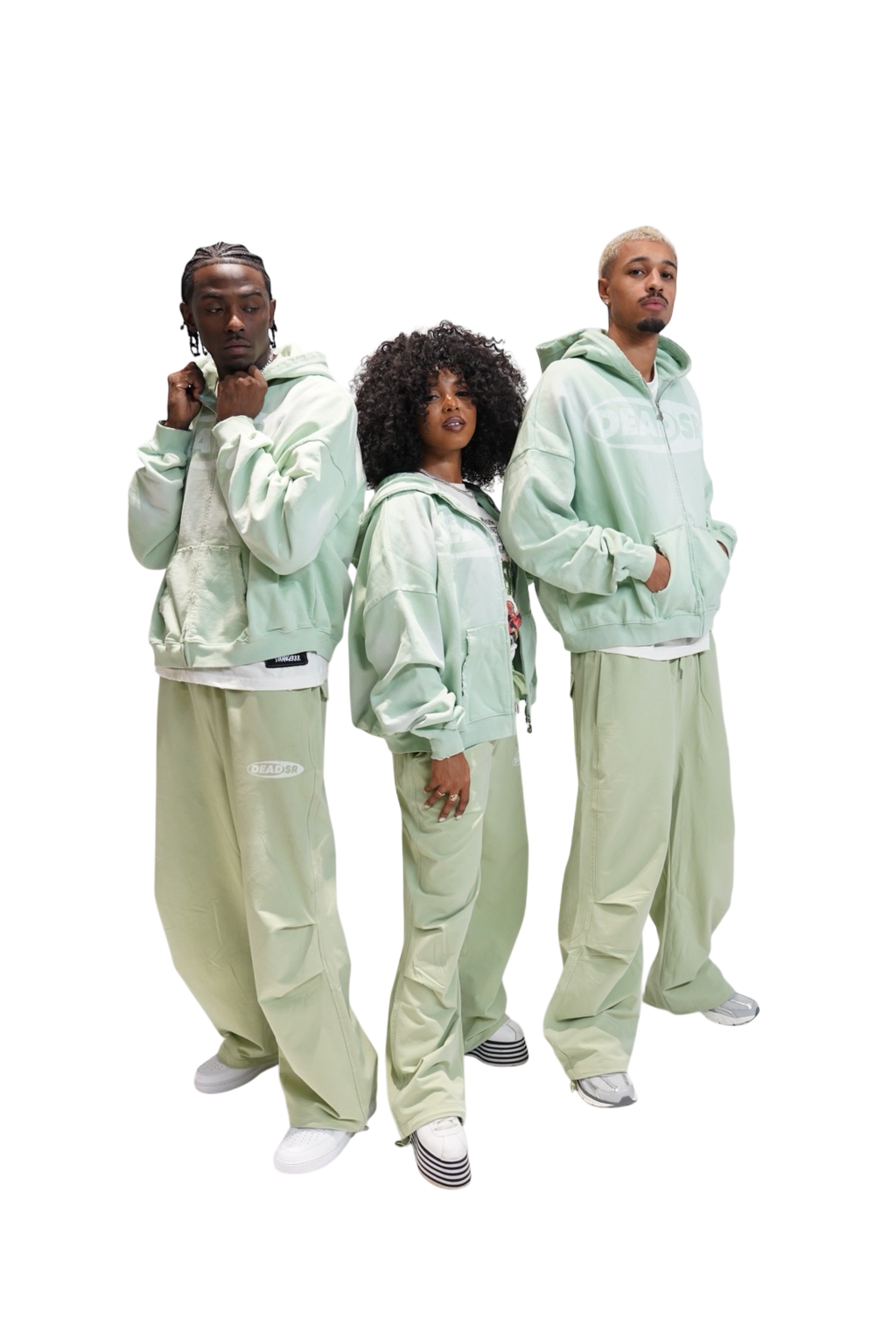 Dead SR Zip Up - Sea Foam Green