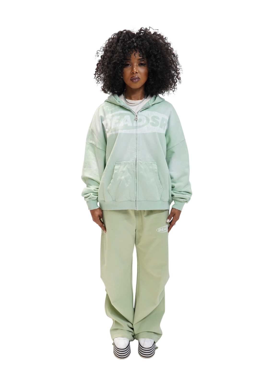 Dead SR Zip Up - Sea Foam Green