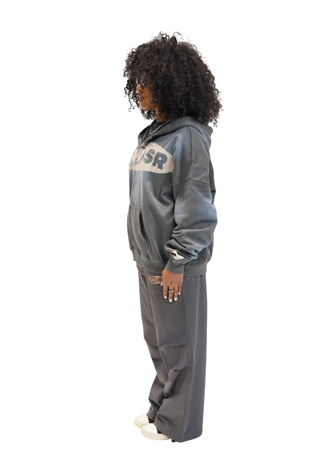Dead SR Zip Up - Charcoal