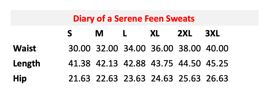 Diary of a Serene Feen Sweats