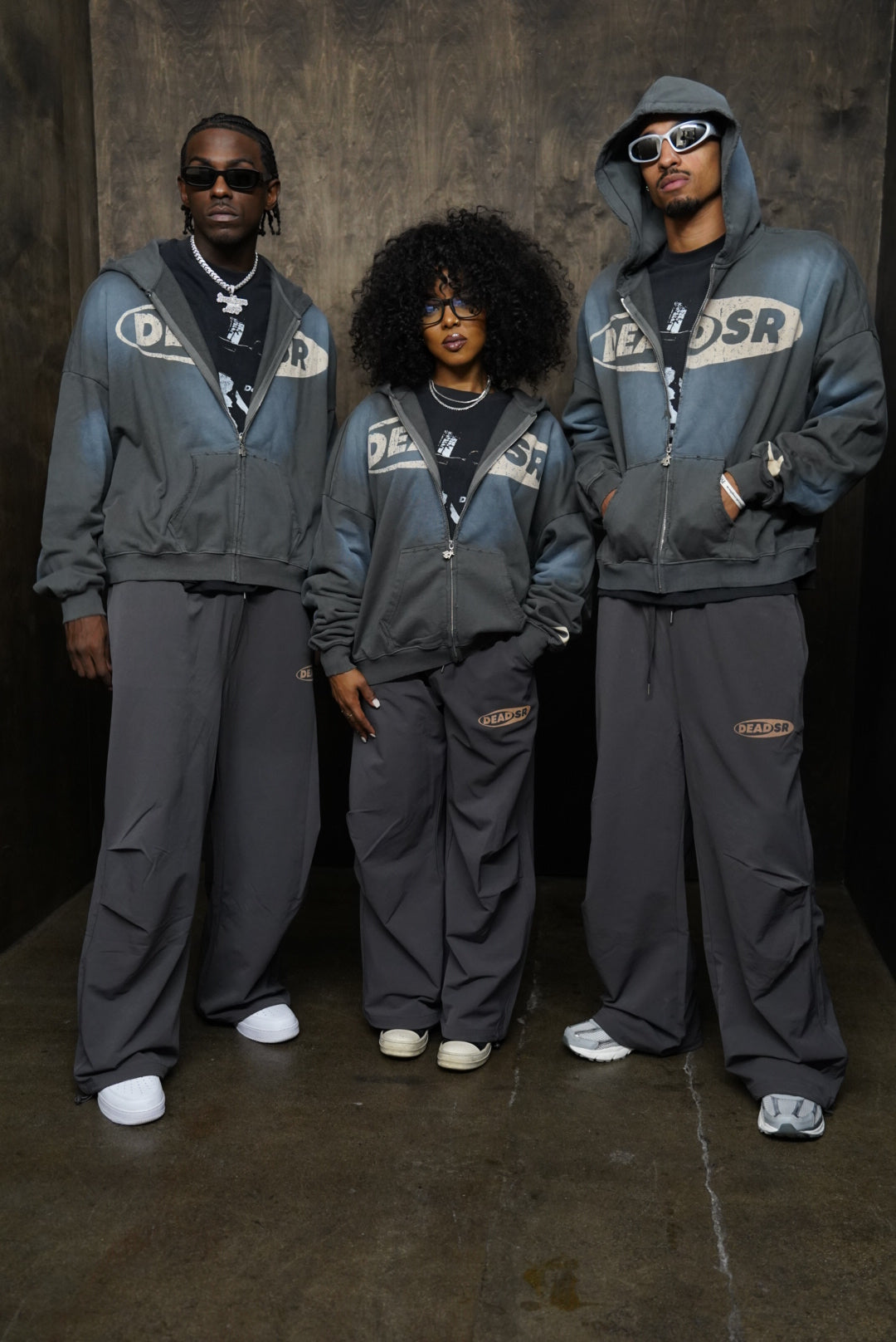 Dead SR Zip Up - Charcoal