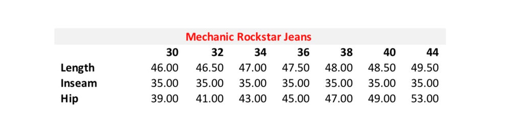 Mechanic Rockstar Jeans