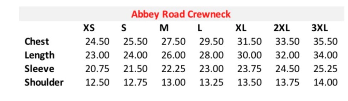 Abbey Road Crewneck