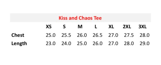 Kiss and Chaos Tee