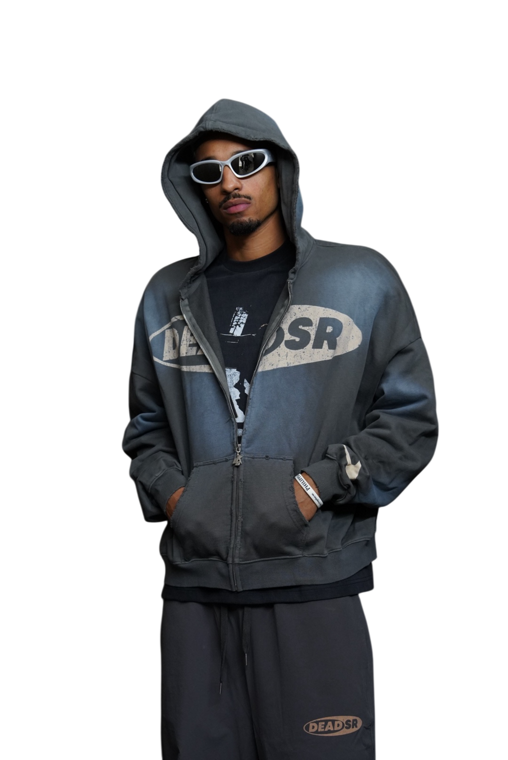 Dead SR Zip Up - Charcoal