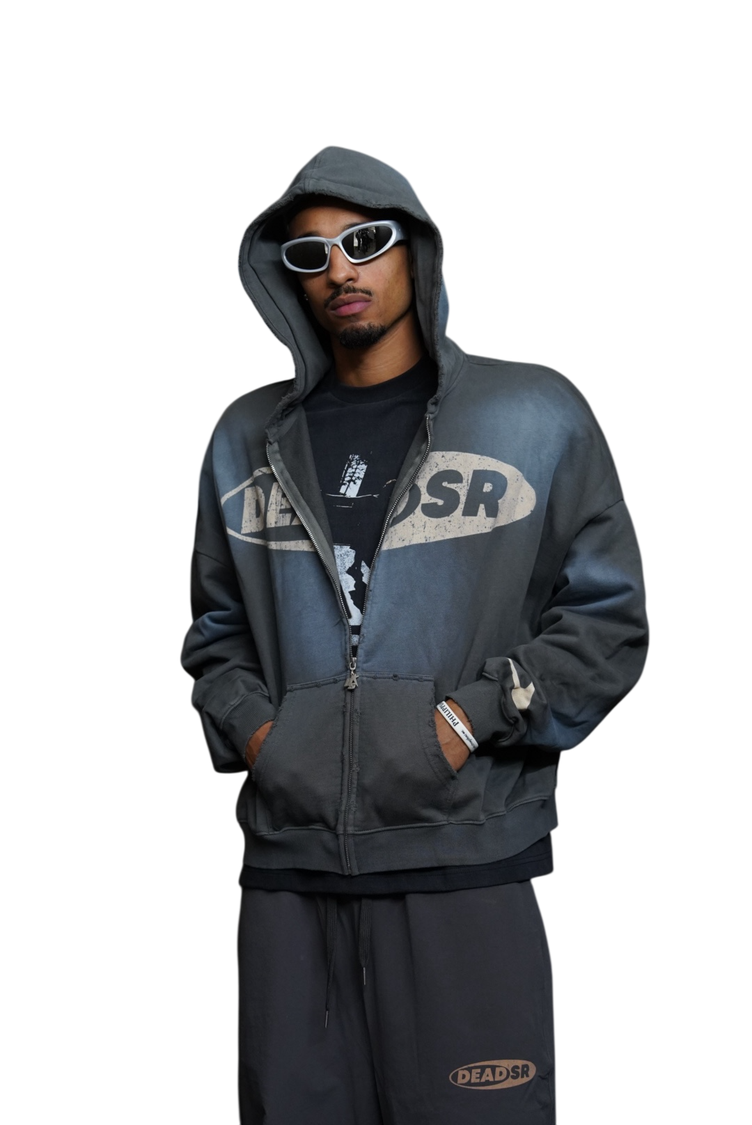 Dead SR Zip Up - Charcoal