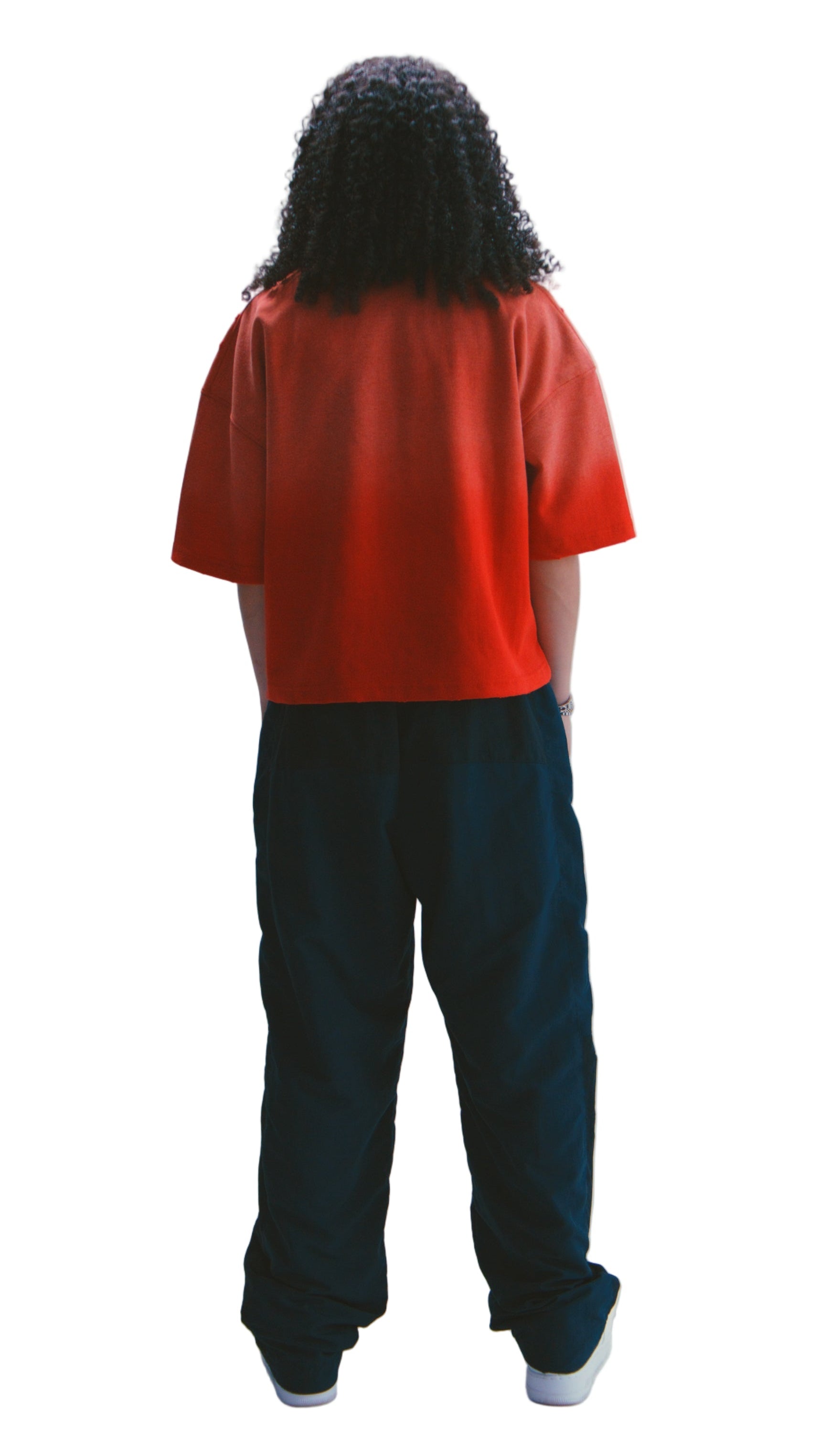 Red Puff Print T Shirt Hero Shot 
