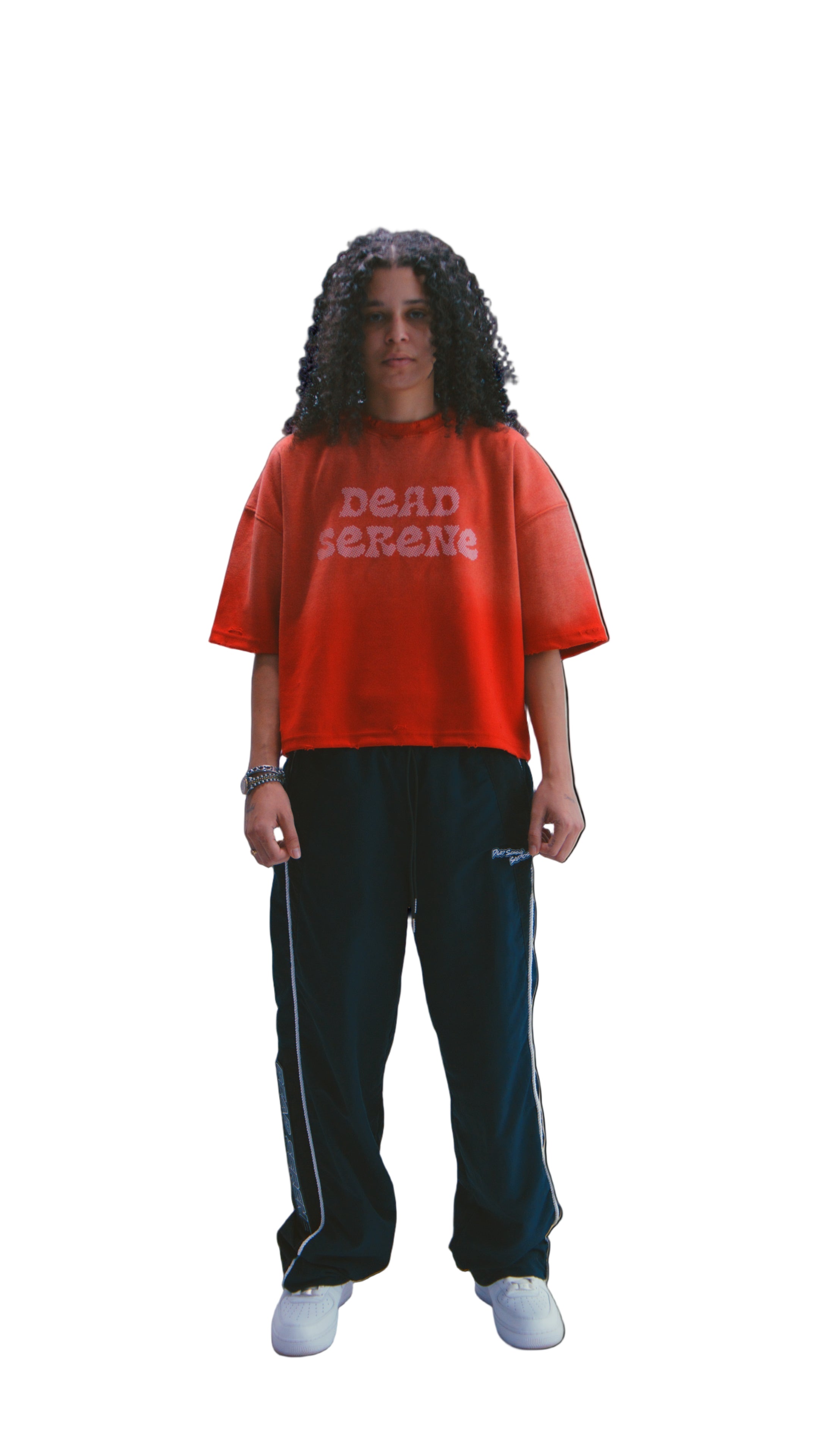 Red Puff Print T Shirt Hero Shot 