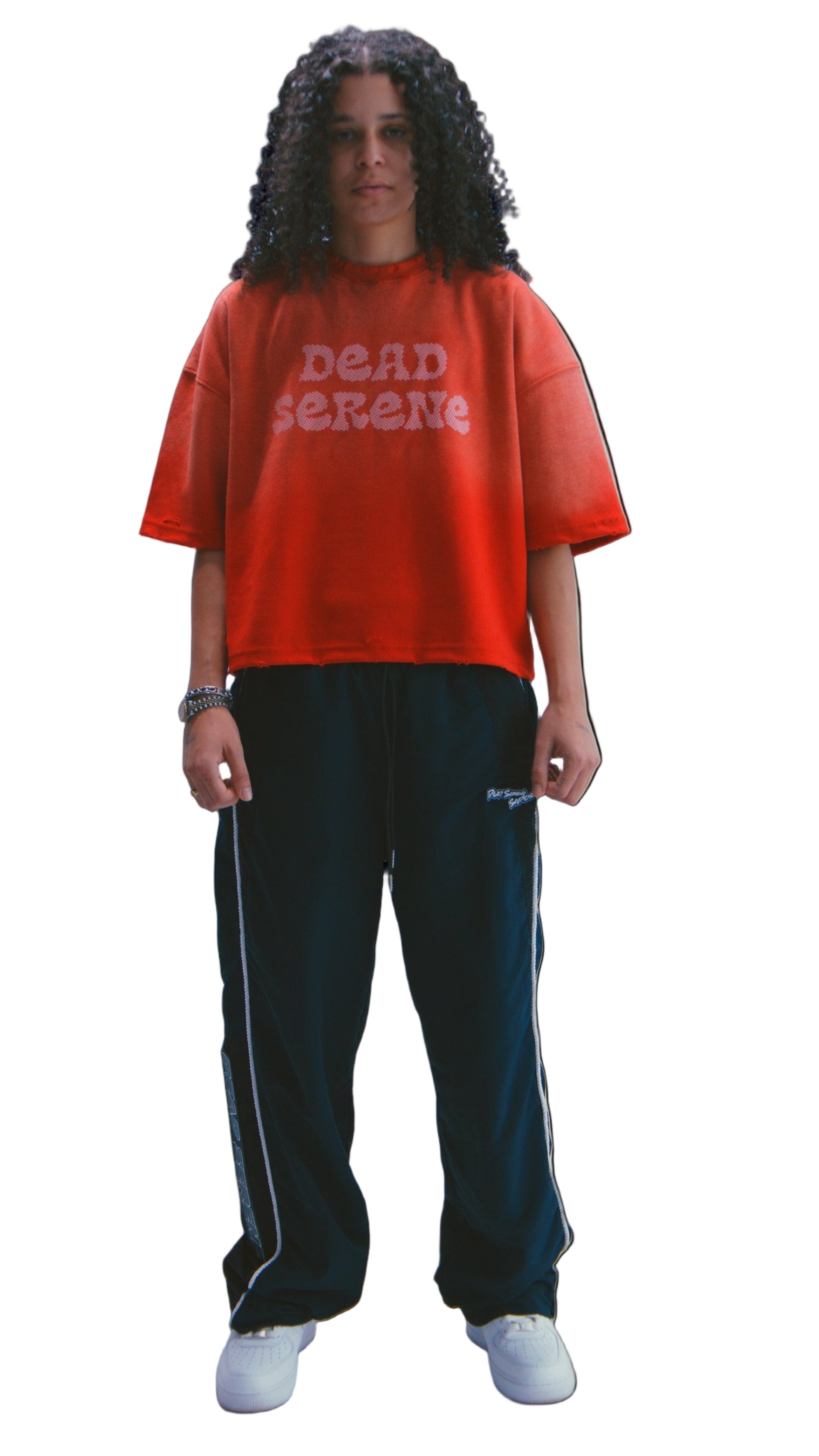 Red Puff Print T Shirt Hero Shot 