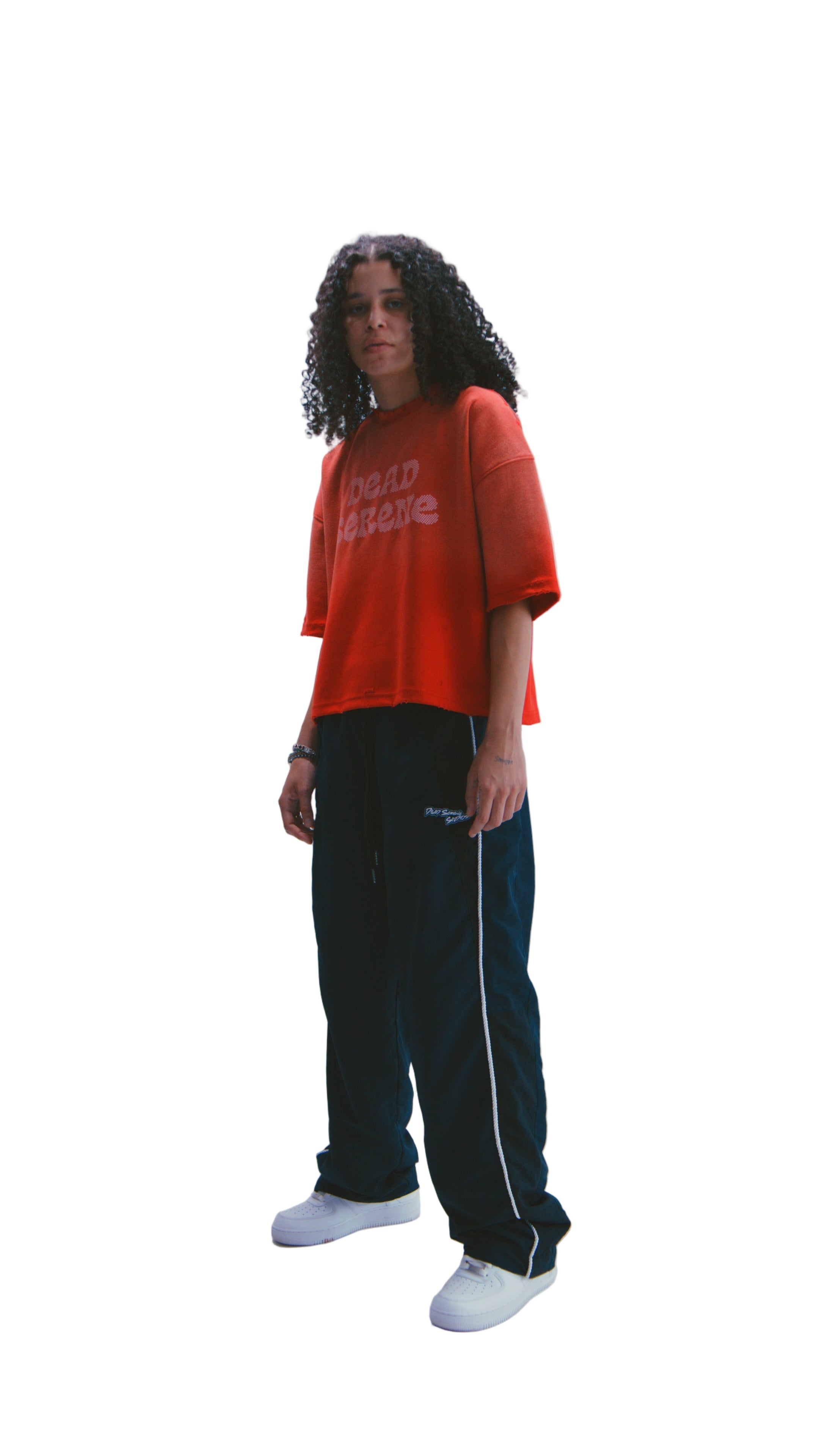 Red Puff Print T Shirt Hero Shot 