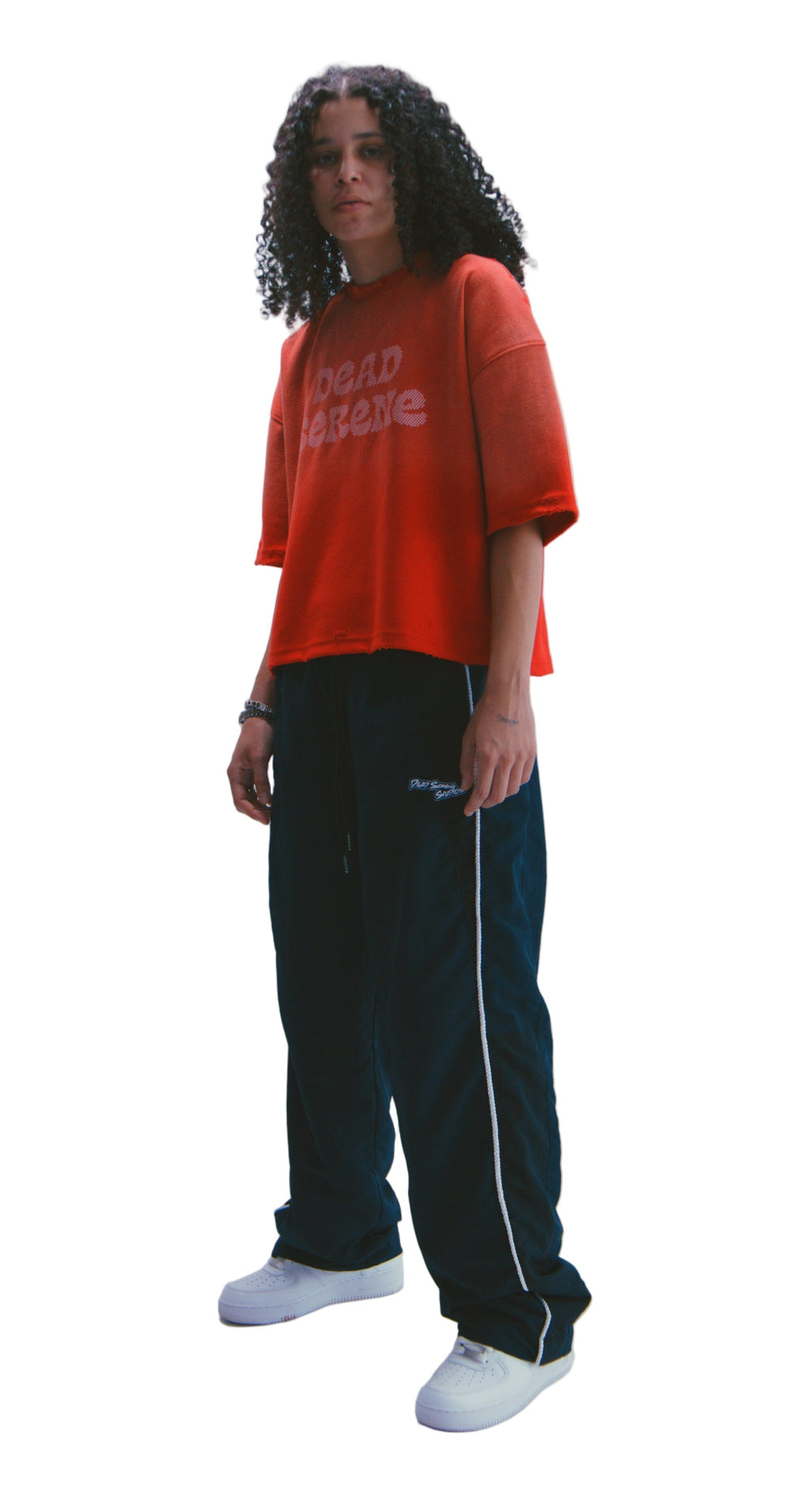 Red Puff Print T Shirt Hero Shot 