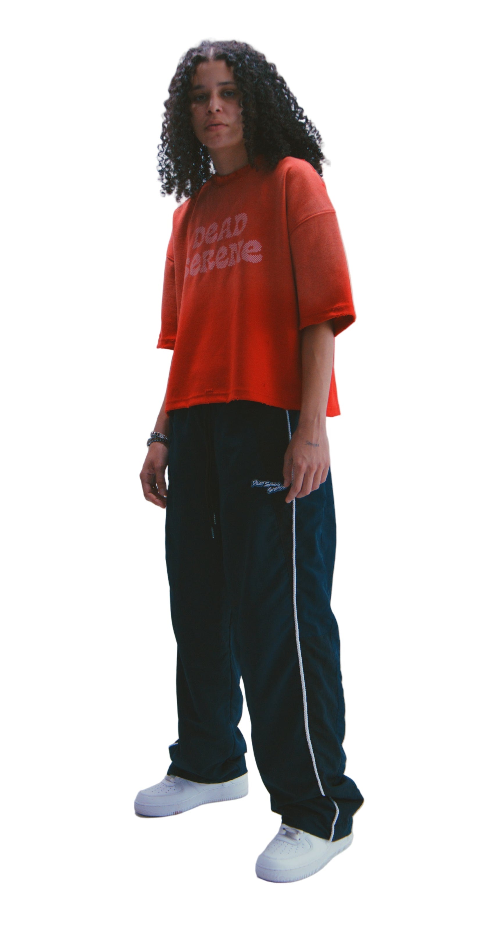 Red Puff Print T Shirt Hero Shot 
