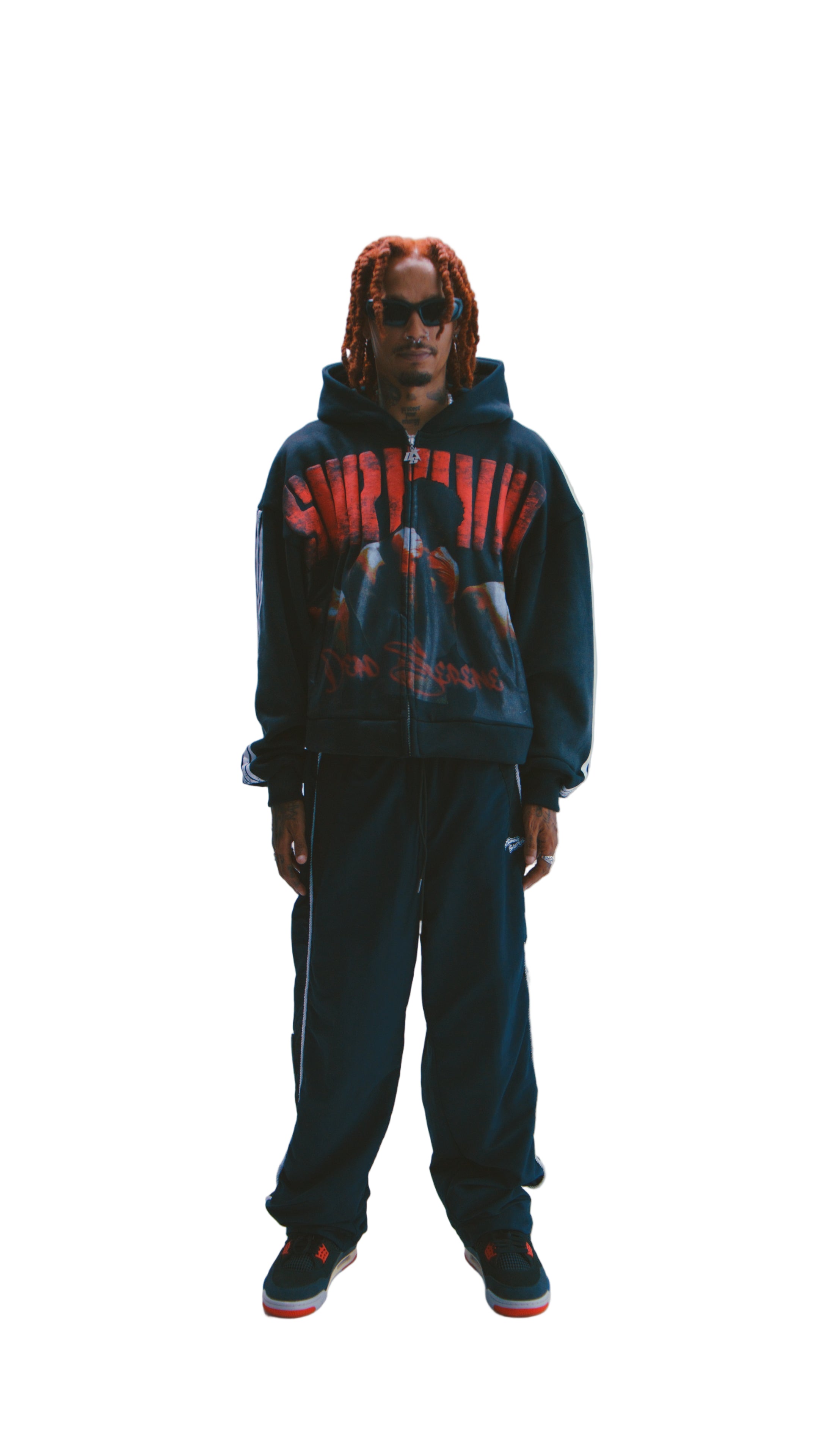 Survival Zip Up Hoodie Hero Shot 