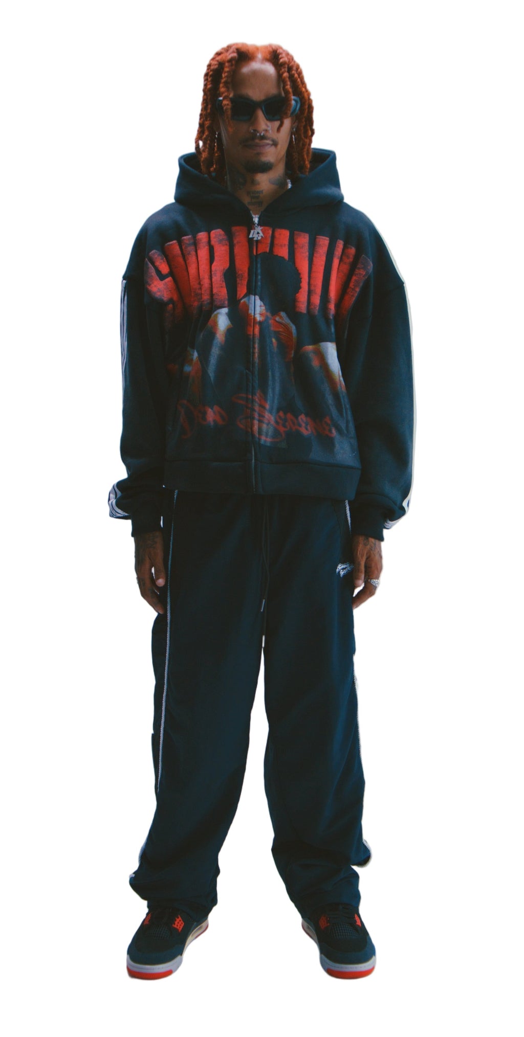 Survival Zip Up Hoodie Hero Shot 